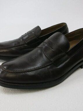 Bostonian 2POD Comfort Strap Leather Oil Tanned Moc Loafers Shoes Footwear 10 M